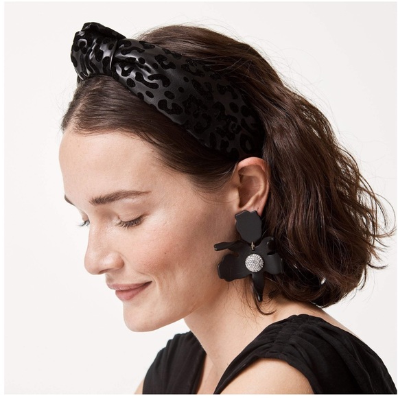 Lele Sadoughi Accessories - LELE SADOUGHI Leopard Knotted Headband